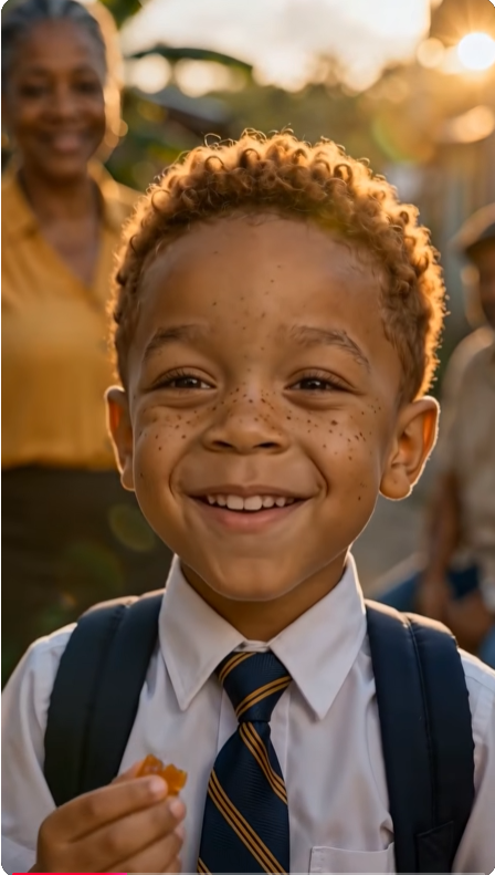 Rusty, the smiling schoolboy — the real-life inspiration for Legends of Allman Town